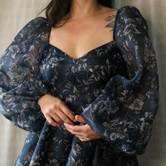 ✨sold✨Free People x Selkie Princess Dress in Stone - Picture 1 of 7